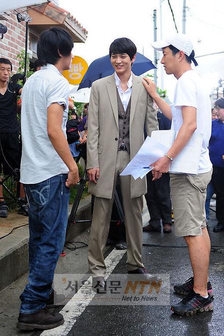 [NTN포토] 윤시윤·주원, ‘즐거운 촬영 현장’