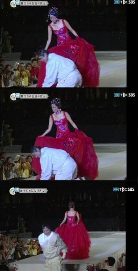 김희선 무대실수 당시 故앙드레김의 배려 장면 ‘눈길’
