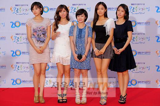 [NTN포토] 티아라 ‘SBS창사20주년 축하해요’