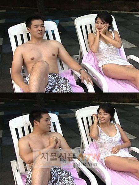 전세홍, 망사비키니 입은 수영장 데이트 사진 공개