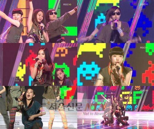 ‘최연소 걸그룹’ 지피베이직, ‘음중’ 무대 “풋풋+강렬”