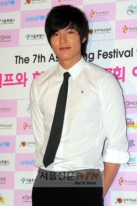[NTN포토] 이민호 ‘유니세프 홍보대사에요’