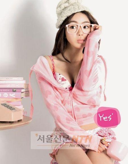 ‘큐티 글래머’ 서우, 란제리 화보 공개