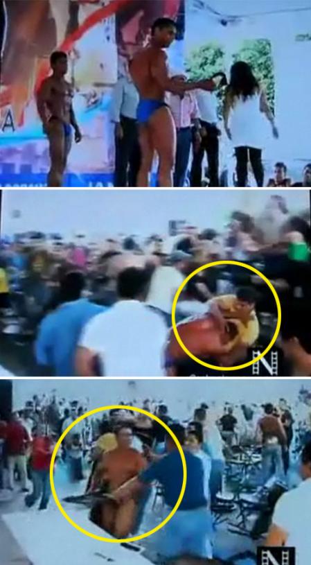 알통 대신 주먹자랑… 바디빌더 난동 파문