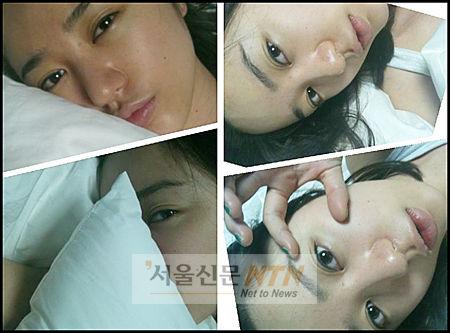 ‘잠 깬 후 사진 맞어?’ 윤은혜, 민낯 셀카 공개