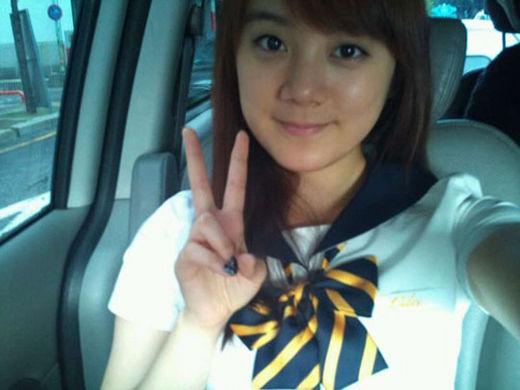 원더걸스 혜림, 민낯에 세일러 교복 ‘풋풋한 매력’