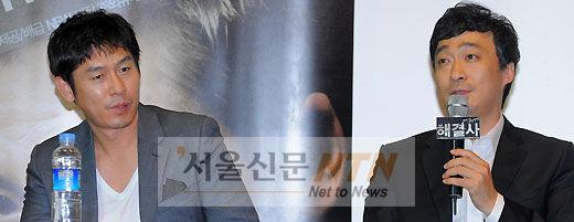 [NTN포토] 이성민 “설경구 선배가 고생많이 하셨어요”