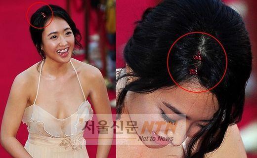 김민정이 꽂으니 집게핀도 악세사리…코디는 뉴스메이커