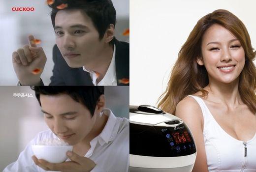 원빈vs이효리, 최강 밥맛은?…밥솥 CF모델 ‘투톱’