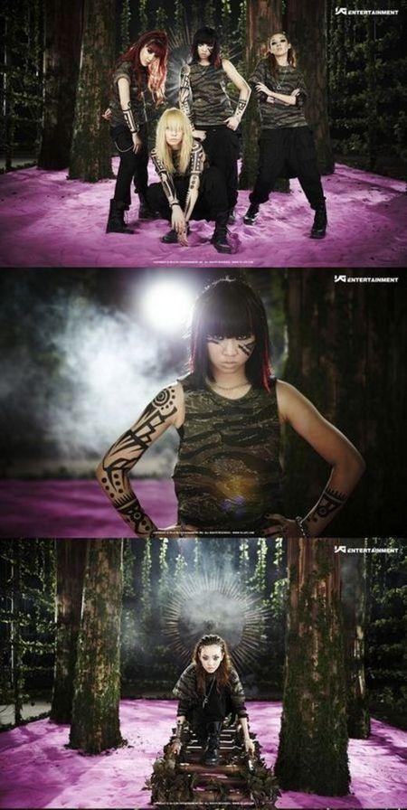 2NE1, 컴백곡 ‘박수쳐’ 무비서 인디언 스타일 변신