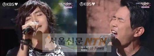 윤형빈, 부활과 ‘뮤직뱅크’서 환상의 하모니