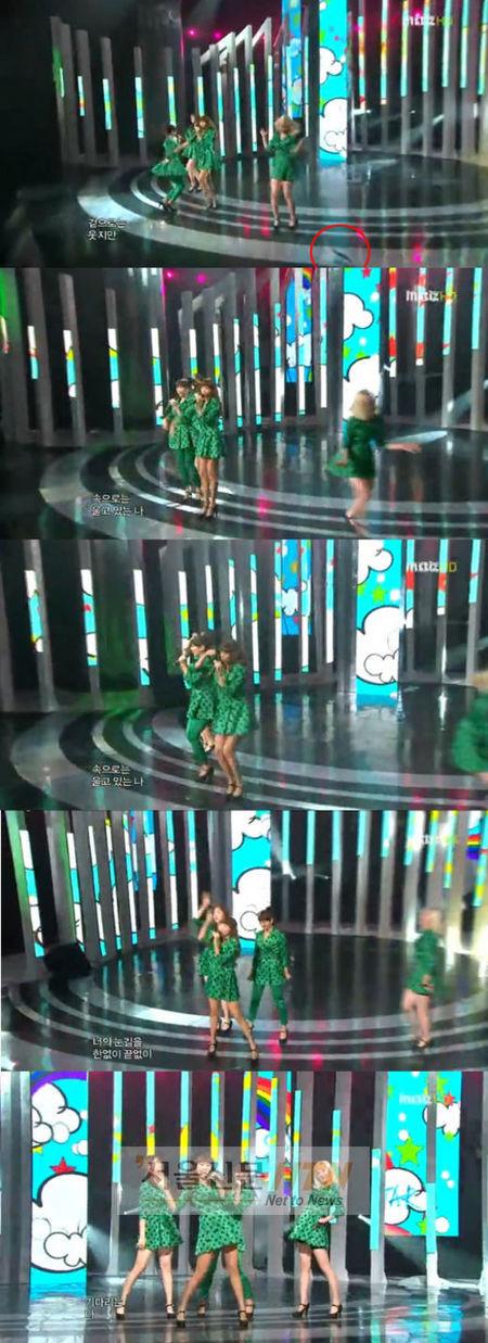 씨스타 다솜, 생방송 중 마이크 ‘쿵 실수’…“귀엽네”