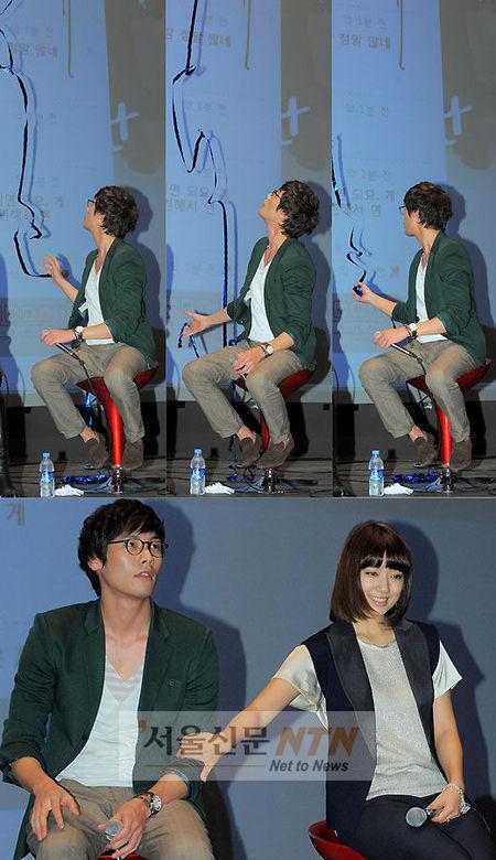 [NTN포토] ‘산만한 최다니엘, 그를 말리는 박신혜’