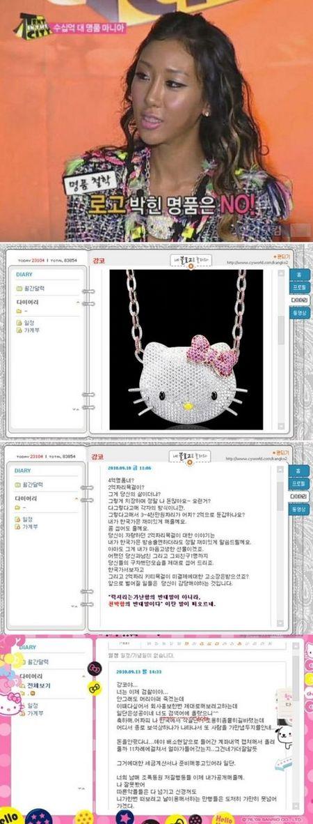 ‘4억 명품녀’ vs ‘강코’…키티 목걸이 ‘뜨거운 감자’