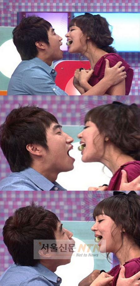 백보람·장동민, 로맨틱 ‘사탕키스’ 아닌 격렬 ‘턱키스’