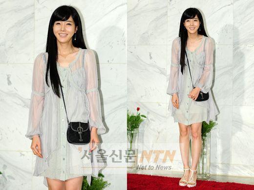 ‘김태희 친구’ 김혜진, 시스루룩 스타일링 ‘청순패션’