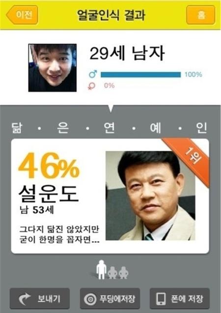 슈주 신동, 얼굴인식…설운도 닮은꼴 ‘46% 일치’