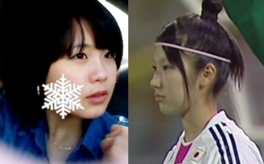 이유나-나카다 아유, 축구도 잘하고 얼굴도 예뻐 화제
