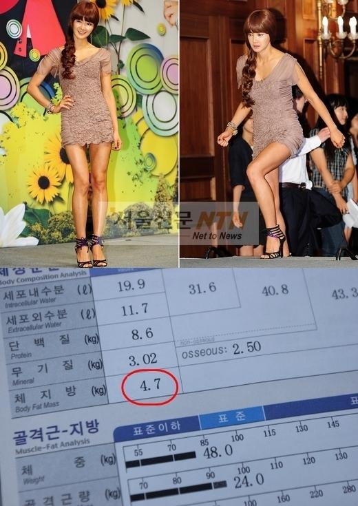이시영, 운동선수 몸매…체지방 고작 1/3뿐