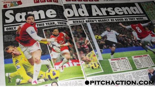 [런던통신] 아스날의 1위 등극은 어부지리?