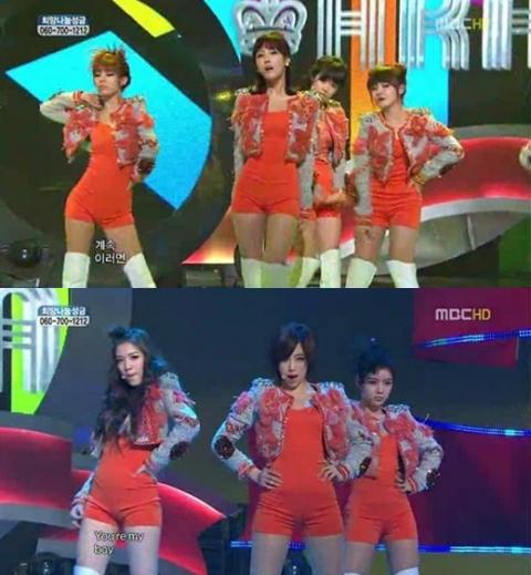 티아라 무대의상 선정성 논란 …‘왜 이러니?’