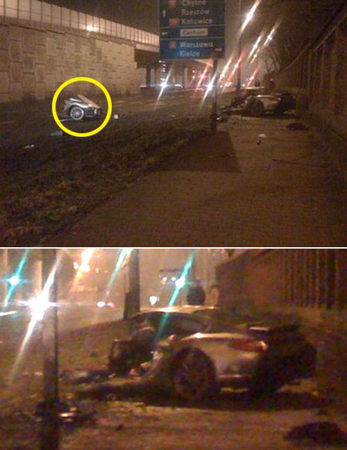 폭풍질주 포르쉐 ‘충격의 두동강 사고’ 포착