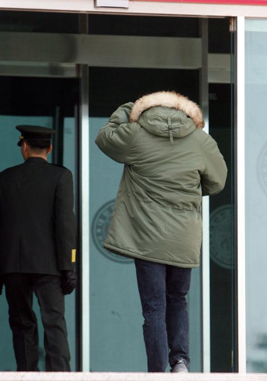 [NOW포토] 해병대 입대 회견 후 돌아서는 현빈