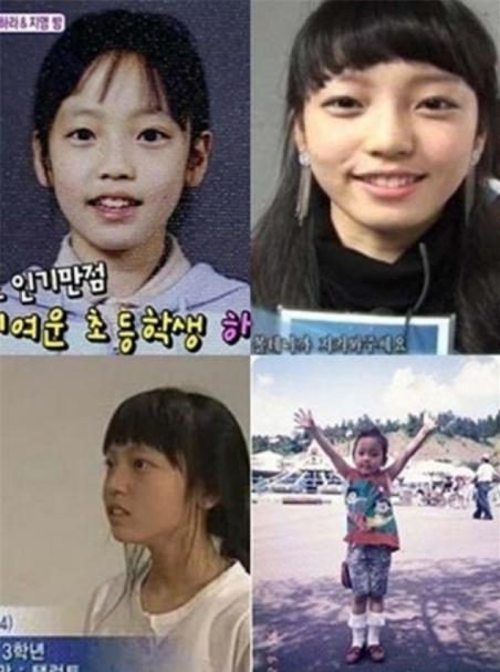 구하라 어린시절 모습…왕 눈망울 ‘타고난 귀요미’