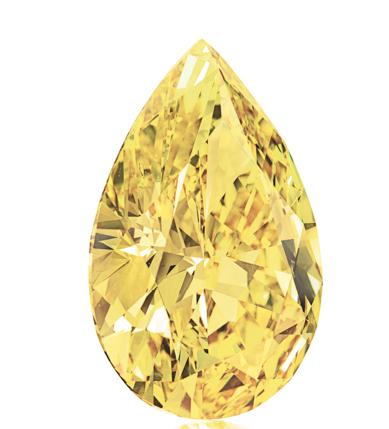 무려 94억원…33캐럿짜리 ‘물방울 옐로우 다이아’