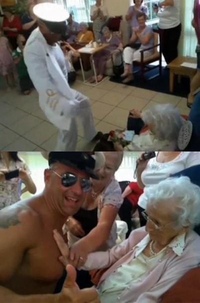 100세 생일선물로 男스트리퍼 요구한 괴짜 할머니