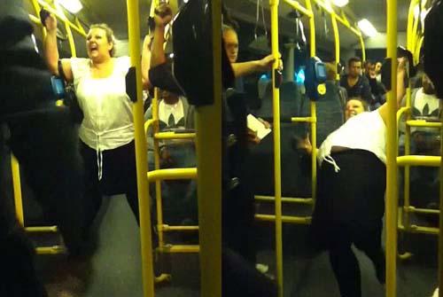 영국 인종차별 ‘막말녀’ 이어 ‘하이킥녀’ 등장