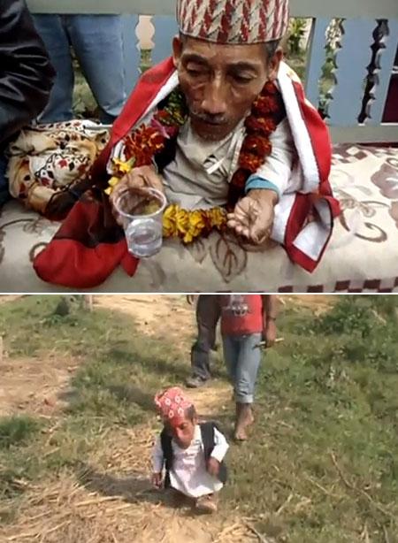 “내가 가장 작은 사람”…56cm 노인 기네스 도전