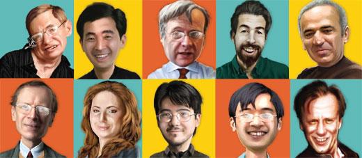 세계서 가장 똑똑한 10인은 누구?