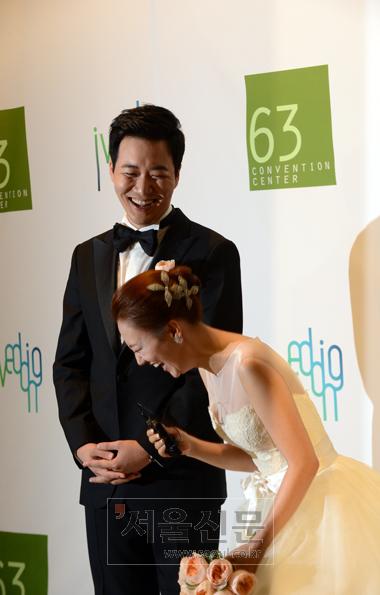 [포토] 장윤정 “2세 계획? 최선 다해…애국하는 마음으로”