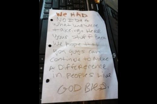 “훔친 것 돌려드릴게요” 절도단의 마지막 양심