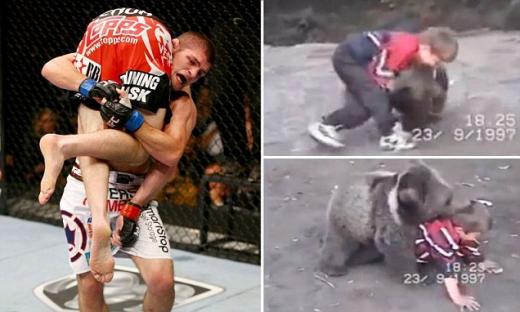 아기곰과 레슬링하던 꼬마 무패의 UFC 파이터 되다