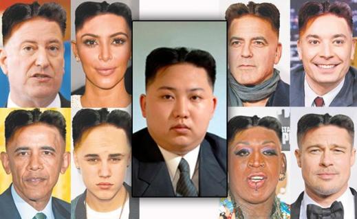 김정은 머리스타일 한 오바마? 패러디 바람