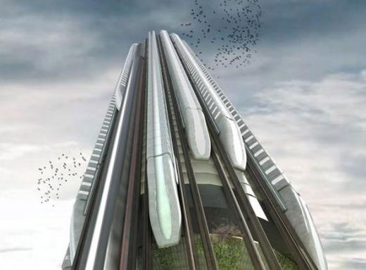 “실현될까?” 고층빌딩 벽타는 ‘미래 지하철’