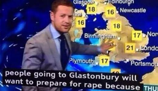 “성폭행 대비하세요” BBC 날씨예보 중 황당 실수