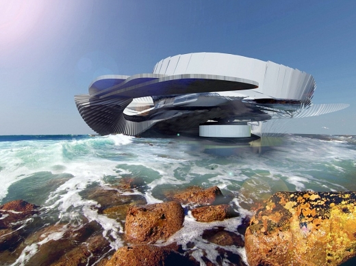 집에서 파도를 만든다? 세계 최초 ‘파력발전(波力發電) 주택’ 화제