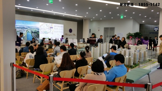 문지지구 효성해링턴 플레이스 계약 순항중… 완판 코앞