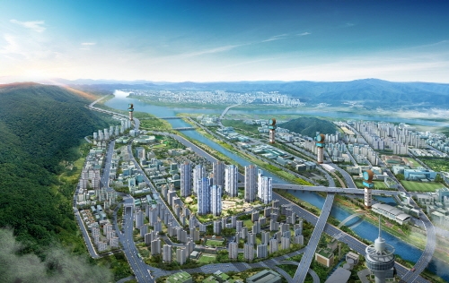 양산천 수변산책로가 단지 바로 옆! ‘양우내안애 6차 에코뷰’ 관심