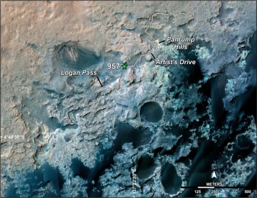 화성 탐사로봇 큐리오시티 느릿느릿 10km 주파하다