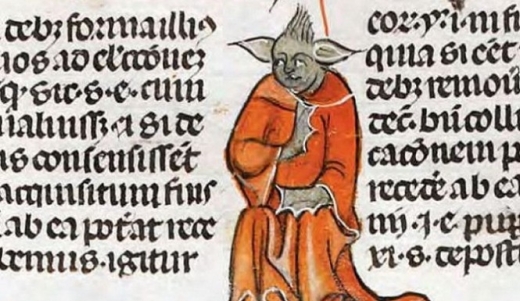 14세기 중세 문서서 스타워즈 ‘요다’ 닮은 삽화 발견