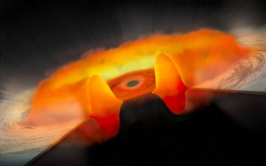 엄청난 속도로 ‘폭식’하는 괴물 블랙홀 포착