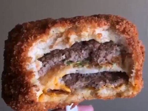 무려 1000kcal 넘어...기름에 ‘튀긴 빅맥’ 화제