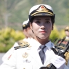 미모의 중국 여군들 열병식 훈련