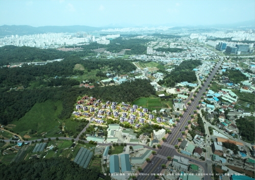 한국산업개발㈜ 하남시 초이동 도시지역, 자연녹지 지역 토지 매각