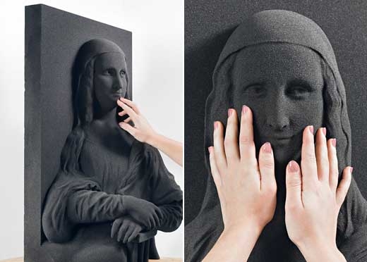 3D 프린터로 시각장애인 위한 ‘3D 모나리자’ 만들다