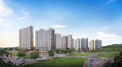 구미 산단 신도시 ‘구미 확장단지 쌍용예가’, 단지 내 피톤치드 숲 친환경아파트로 인기